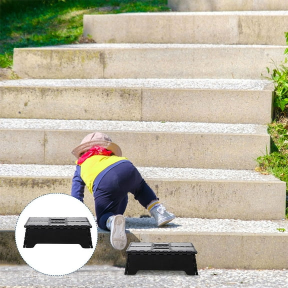 Raindrops Folding Step Stool Plastic Stool Portable Car Step Stool For Elderly