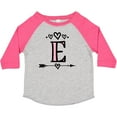 thumbnail image 3 of Inktastic Letter E Monogram Tribal Arrow Girls Toddler T-Shirt, 3 of 5