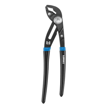 HART 8-inch Locking Groove Joint Pliers with Comfort Grip