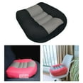 thumbnail image 4 of Adult Car Seat Cushion Posture Cushion Heightening Height Mat Breathable Black, 4 of 8