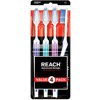 Reach Advantage Reach Advanced Reach Toothbrush 4 Pack
