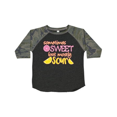 

Inktastic Sometimes Sweet but Mostly Sour Pink and Yellow Lemons Gift Toddler Boy or Toddler Girl T-Shirt