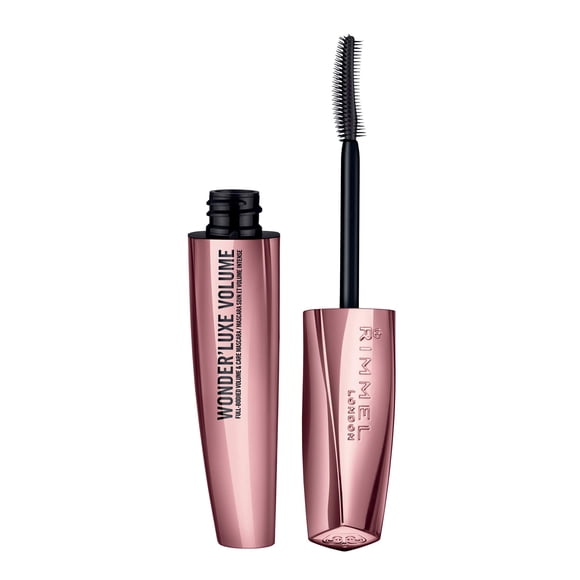 Máscara Rimmel Wonder'Luxe Volume de larga duración 003 Negro Intenso