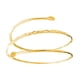 thumbnail image 4 of Brazalete Ahuecado Hugo de metal plateado para mujer, 4 of 10