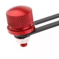 thumbnail image 3 of Soporte de Soporte Ajustable con licencia de Matrícula de Aluminio Roja para Motocicleta, 3 of 8