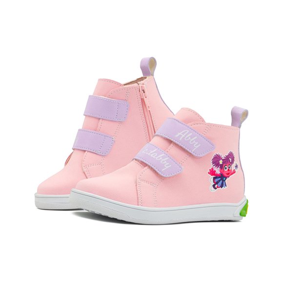 Tenis Bota Karsten Niña Rosa Antiderrapante Abby Casual rosa 13.5