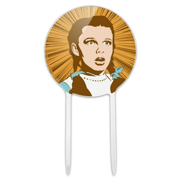 Acrylic Wizard of Oz Dorothy Not in Kansas Cake Topper Party Decoration for Wedding Anniversary Birthday Graduation