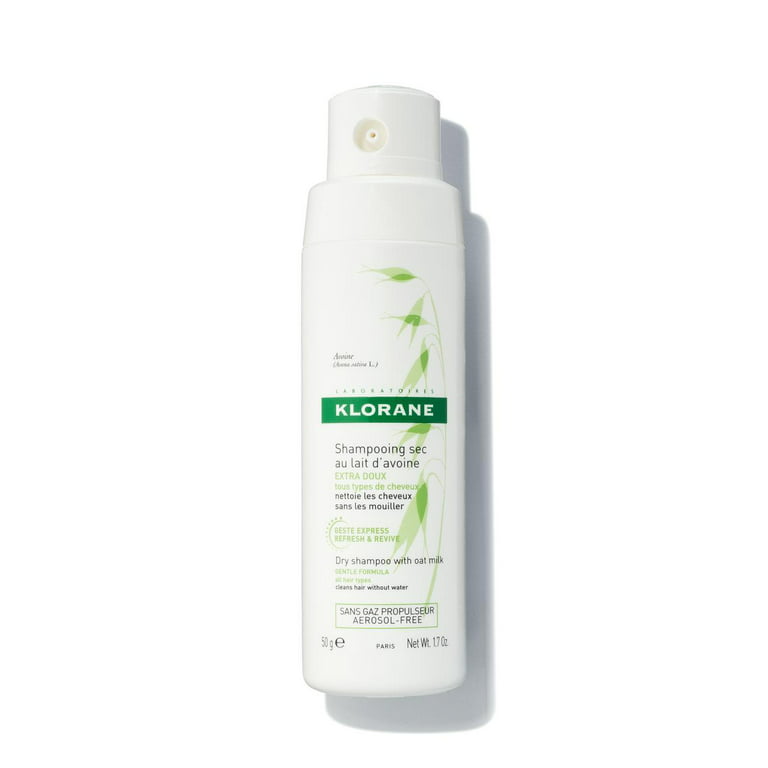Klorane Dry Shampoo With Oat Milk Non-Aerosol Eliminates Excess