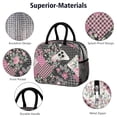 thumbnail image 4 of Womens Pioneer Flower Floral Print Pattern Lunch Box for Work,Insulated Lunch Bag for Women,Loncheras Para Mujer,Leakproof Adult Lunch Bag for Work,Beach,Travel,Picnic,Camping, 4 of 7