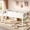 Beige + MDF + Pine + Twin, variant on ChenyueFurn Low Profile Twin Wood Loft Bed, Full Guardrails, Ladder & Built-In Beside Bookshelf,Pink