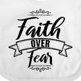 thumbnail image 4 of Inktastic Cancer Awareness Faith over Fear Boys or Girls Baby Bib, 4 of 4
