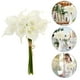 thumbnail image 2 of 20pcs Flores artificiales Ornamento de ramo para el hogar Festival de boda Decoración, 2 of 6