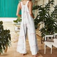 thumbnail image 2 of Womens 2025 Printed Pocket Jumpsuit, Sleeveless Regular Fit with Stylish Pattern, Versatile for Casual/Formal Occasions, 2 of 5