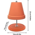 thumbnail image 2 of Calentador de velas de té | Calentador de velas de terracota para interiores | Calentador de velas de té para habitación | Portavelas de doble pared para horno, 2 of 5