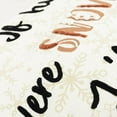 thumbnail image 4 of Rizzy Home Holiday Ivory/Multicolor Sentiment - "If Hugs Were Snowflakes I'd Send You A Blizzard" Cotton 20"x20" Poly Filled Decorative Throw Pillow, 4 of 5