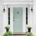 thumbnail image 5 of Glidden HEP Aquamarine Dream / Blue Semi-Gloss Exterior Paint with Primer, 1 Gallon, 5 of 9