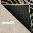thumbnail image 5 of Addison Rugs Chantille Indoor/Outdoor Transitional Geometric Black Machine Washable Round Rug, 8' x 8', 5 of 8