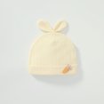 thumbnail image 1 of Gorro de bebé otoño e invierno de doble capa de 0 a 3 meses de terciopelo de algodón a prueba de viento, gorro cálido para bebé recién nacido, gorro fetal, 1 of 5