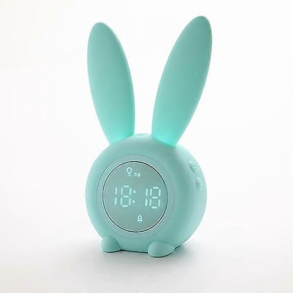 Children's Clock, Cute Rabbit-Shaped Induction Morning Alarm Clock