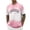 Pink, variant on Men's Tie Dye Gradient Letter Print Graphic T-Shirt Casual Short Sleeve Crew Neck Tee Soft Breathable Summer Top Regular Fit Daily Wear Shirt for Men Multi Color Available,S