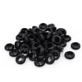 thumbnail image 1 of Rubber Ring Sealing Grommet Electrical Wire Gasket Black 10mm Inner Dia 50pcs, 1 of 3