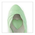 thumbnail image 2 of 1 1/2" Kitten Wedge Pump - Mint Faux Leather, 9, 2 of 3