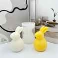 thumbnail image 1 of ERK Easter Decor Easter Floppy Ear Bunny Rabbit DIY Silicone For Resin Epoxy And Chocolate Candy Making, 1 of 4