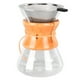thumbnail image 3 of Cafetera de vidrio para café, tetera, cafetera de vertido, diseño simple y resistente al calor con filtro de acero inoxidable para amantes del café, 600 ml, 3 of 14