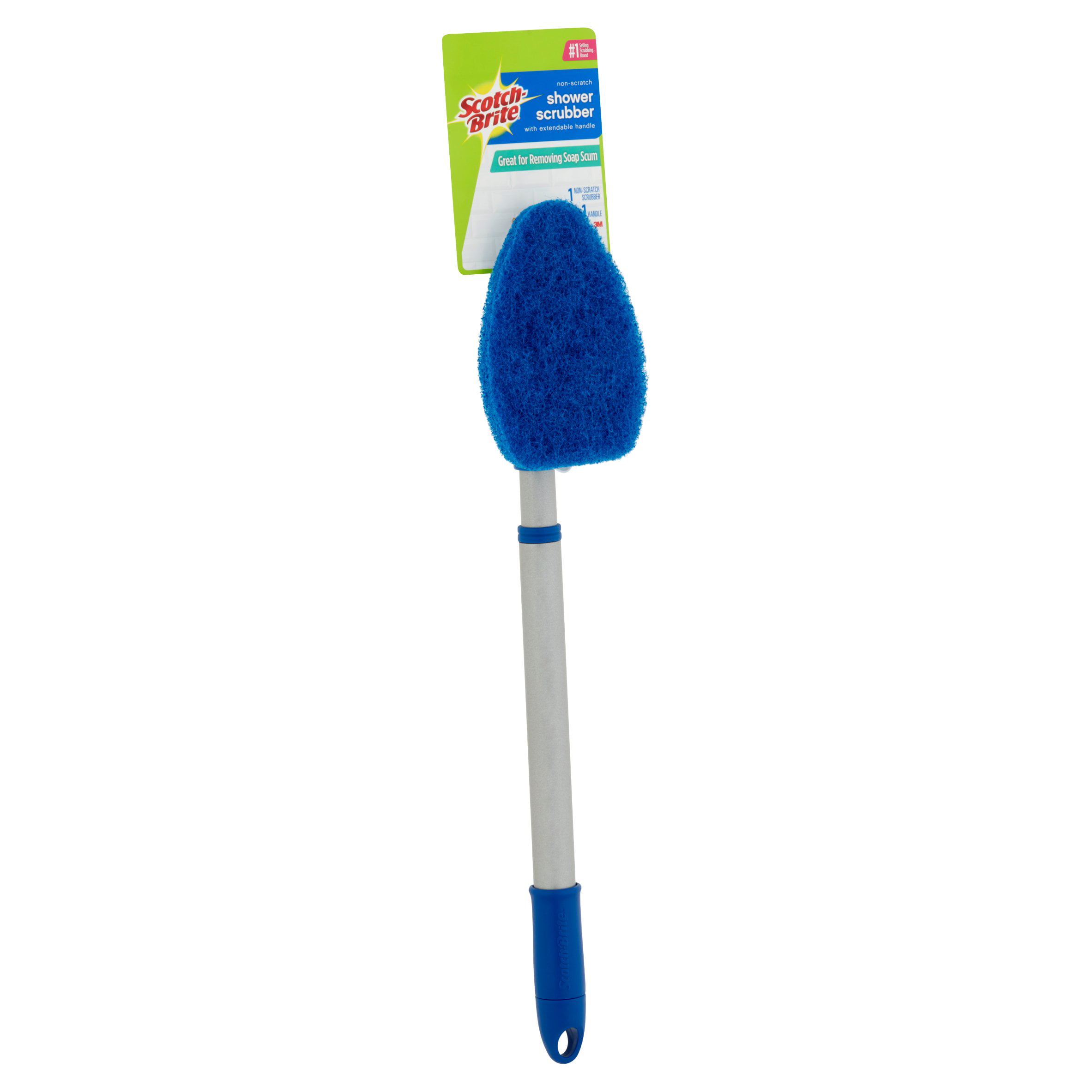 Scotch Brite Shower And Tub Scrubber Feat Extendable Handle