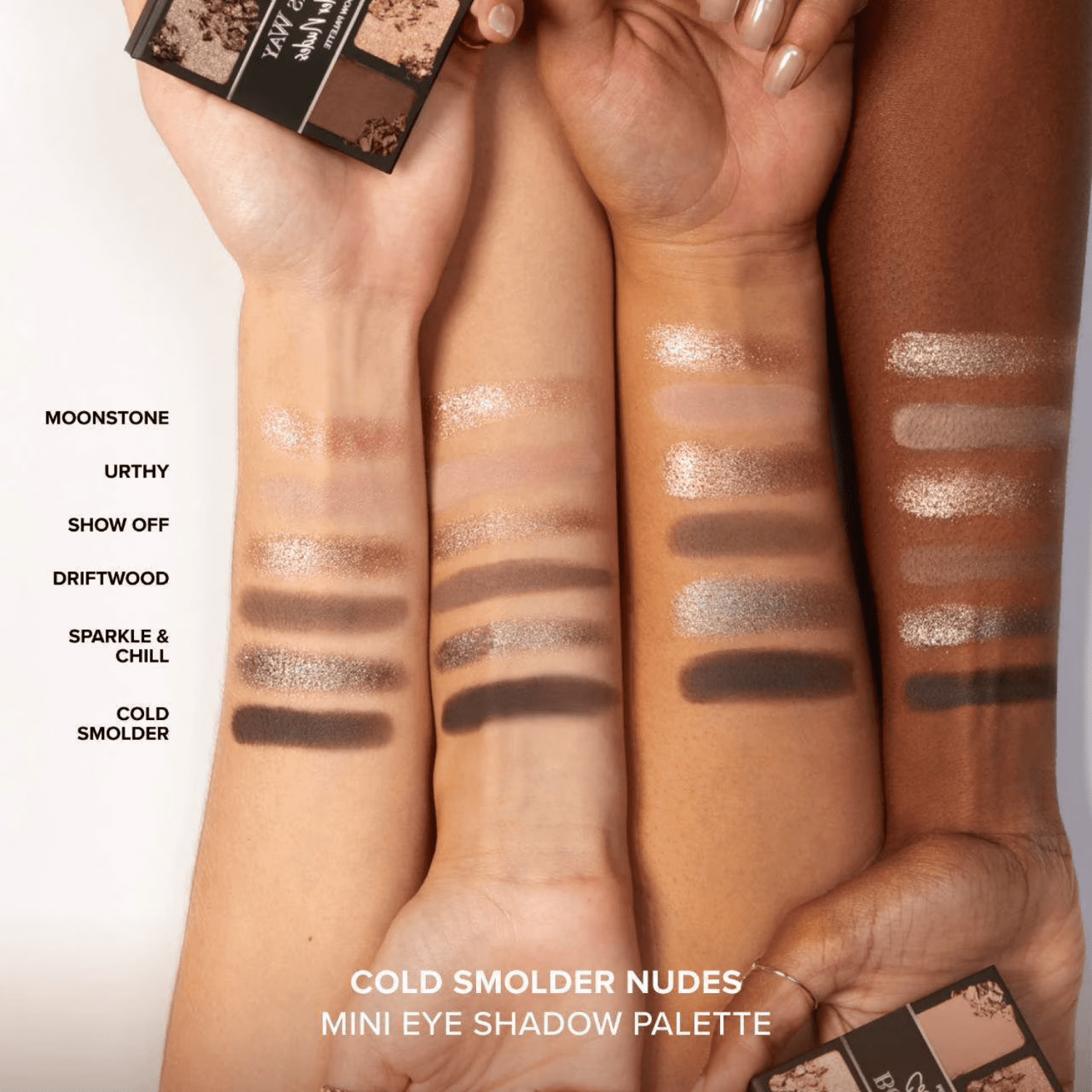 Too Faced Born This Way Mini Eyeshadow Palette, Cold Smolder Nudes