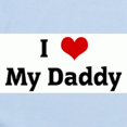 thumbnail image 2 of CafePress - I Love My Daddy Infant Bodysuit - Baby Light Bodysuit, Size Newborn - 24 Months, 2 of 4
