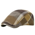 thumbnail image 2 of Wancir Men's Cotton Flat Ivy Gatsby Newsboy Driving Hat Adjustable Irish Cabbie Ivy Driving Hunting Cap, 2 of 3