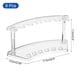 thumbnail image 2 of Soporte para bolígrafos de plástico de 6 piezas, soporte de exhibición de bolígrafos de acrílico de 6 ranuras, organizador vertical de brochas de maquillaje transparente, 2 of 6