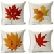 thumbnail image 1 of Decoración de otoño Hojas de lino de algodón, Decoraciones de otoño de hoja de arce Cush, 1 of 5