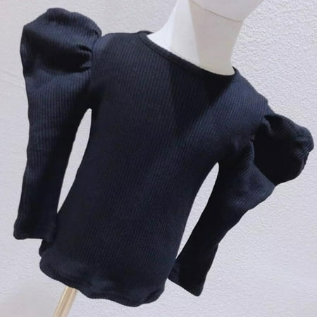 

Bullpiano Autumn and winter girls woollen Blouse clothes and trousers Girl Kinit Tee Top +corduroy Kids Overalls Pants 2-piece set
