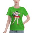 thumbnail image 1 of Women's Basic Short Sleeve T-Shirt Sailor Moon Rei Hono, 1 of 6