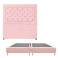 thumbnail image 1 of Box Base Cama King Size + Cabecera Mary Rosa Dicasa  Pink, 1 of 7