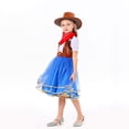 thumbnail image 3 of Cowgirl Costume Set for Little Girls, Halloween Rodeo Dress Up, 3 of 6