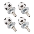 thumbnail image 1 of 4x Motorcycle Bike Plastic Soccer License Plate Bolt On Screw On Frame Nut, 1 of 8