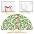 thumbnail image 4 of Sikiie Cute Crocodile 30-48 inches {designName} Print Christmas Tree Skirt Snowman Xmas Tree Skirt with Edge Christmas Decorations for Holiday Party48", 4 of 7