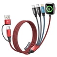 thumbnail image 1 of Cable de carga Firsting con doble puerto tipo C para iPhone e iWatch, 1 of 7