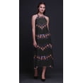thumbnail image 4 of Bimba Robe Décontractée Teinture sur Nœuds Longue Dos Nu à Col Halter pour Femmes Imprimée Robe de Plage-TG, 4 of 6