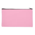 thumbnail image 1 of Estuche de Lápiz de Lona Uxcell, Bolsa de Maquillaje de 8.3x4.7 Pulgadas con Cremallera, Rosa/Negro, 1 of 6
