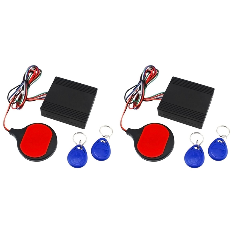 2X Anti Theft Motorcycle Lock System with Engine Cut Off Immobilizer IC