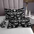 thumbnail image 3 of Erosebridal Vintage Moth Coverlet Set Twin, Boho Flower Butterfly Bedding Set, Gothic Style Decor, 2-Piece, 3 of 5