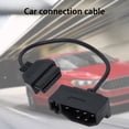 thumbnail image 4 of LEEYNEER 7 Pin Connector Adapter OBD1 to OBD2 Diagnostic Scanner Cable Adaptor for Ford, 4 of 7