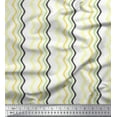 thumbnail image 1 of Soimoi Rayon Fabric Waves Artistic Printed Craft Fabric by the Yard 56 Inch Wide, 1 of 3