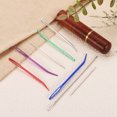 thumbnail image 4 of 50Pcs Large Eye Needles, 2.36" 1.05mm High Carbon Iron Knitting Needles, 4 of 5