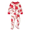 The Children's Place Baby And Toddler Girls Snug Fit Cotton One-Piece Footed Pajamas,Newborn - 5T