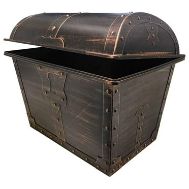saney Large Plastic Treasure Chest Classroom Rewards Pirate Party Goody Box (TCR8759) (Pack of 1)
